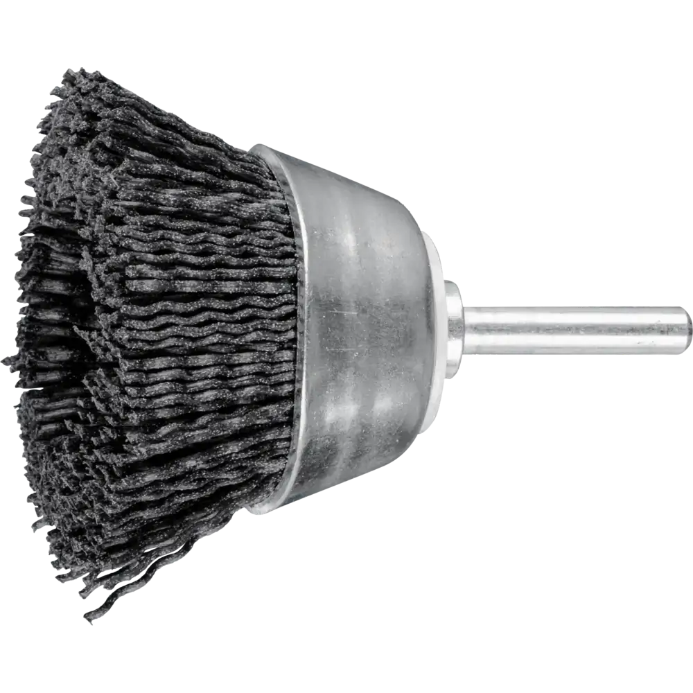 PFERD TOOLS Topfbürste ungezopft TBU Keramik-Filament mit Schaft
