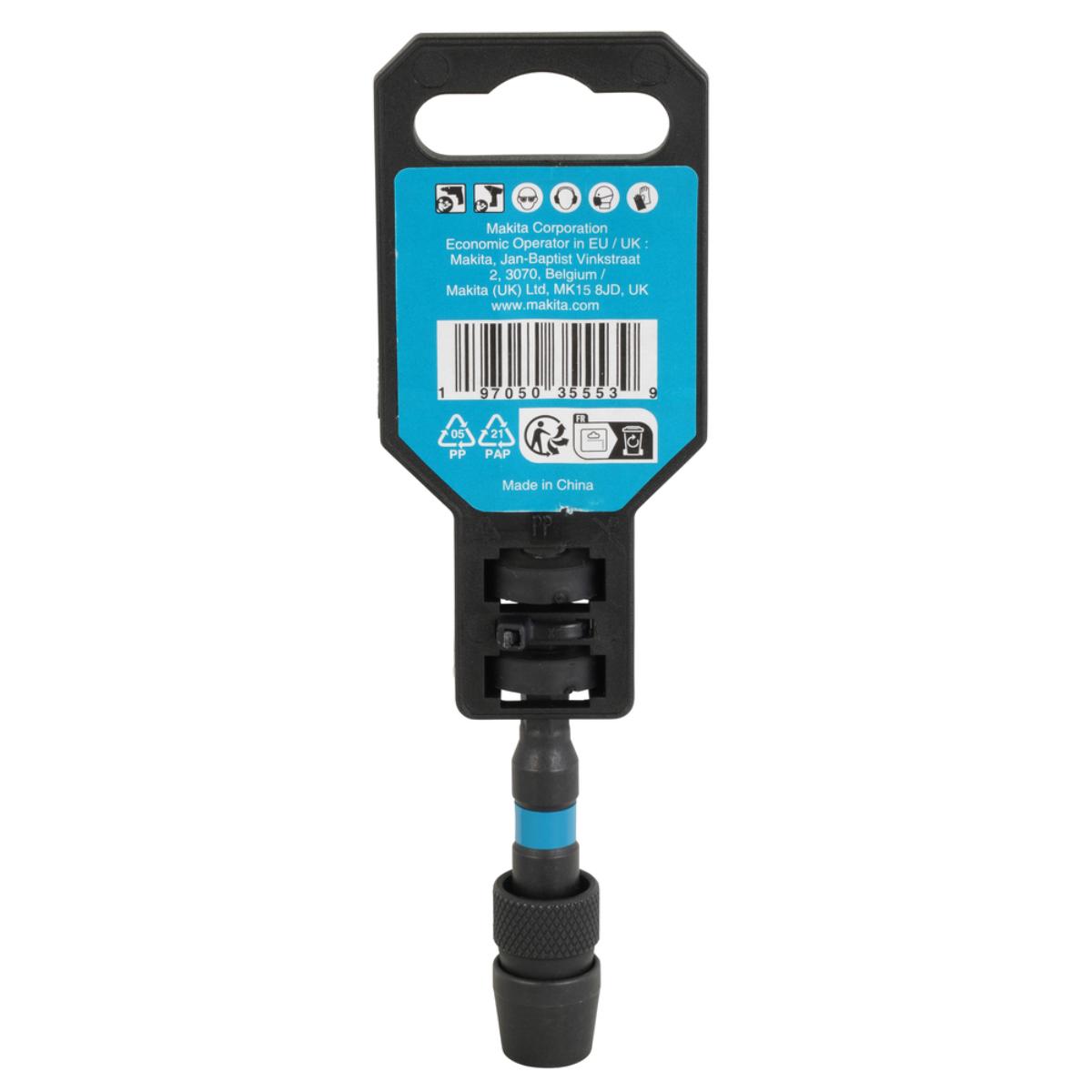 Makita Bithalter Impact Black 1/4 Zoll - 76 mm  - Arretierung - 1 Stück - E-24125