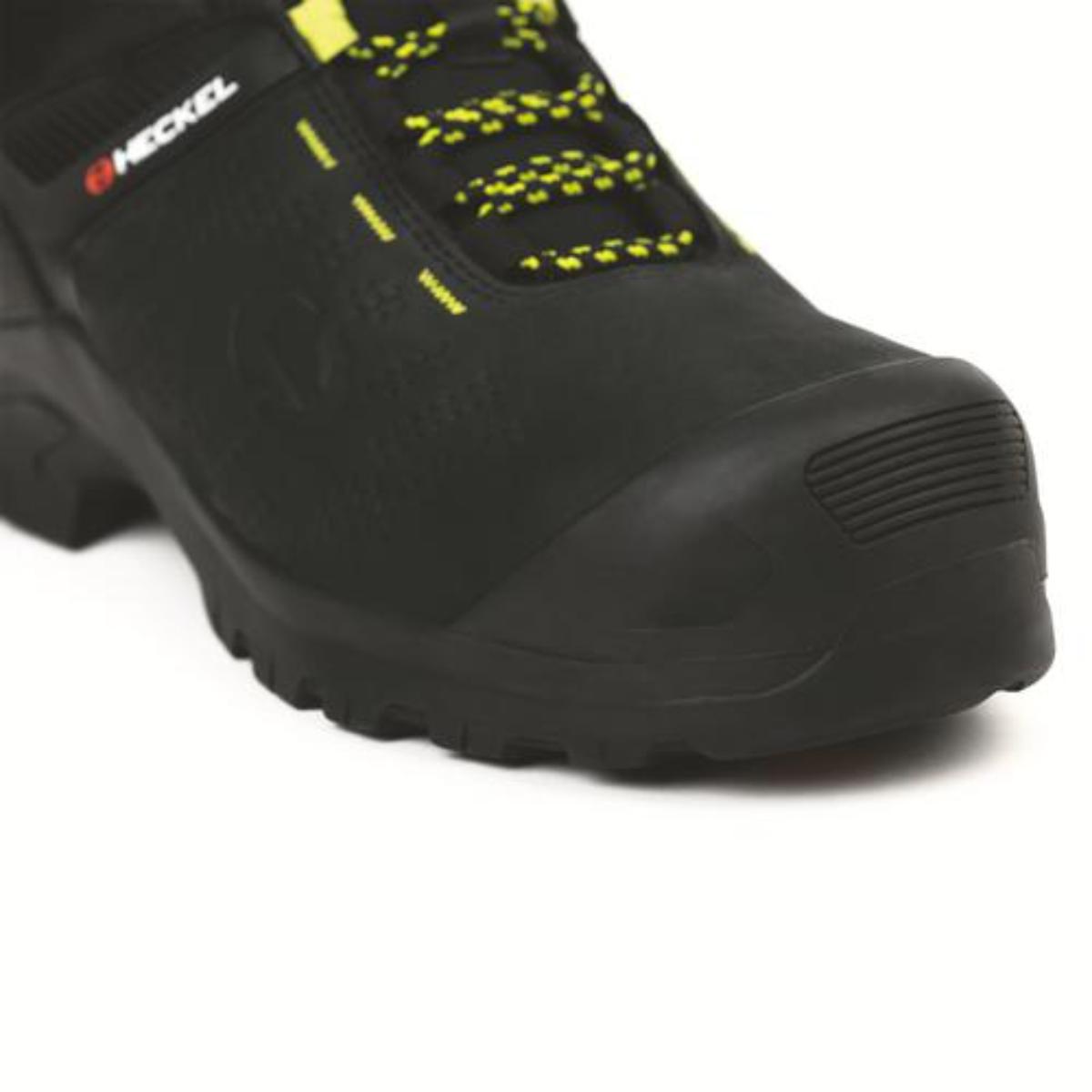 uvex MACCROSSROAD 3.0 Heckel HIGH Sicherheitsschuh S3L Schnürstiefel, schwarz/gelb