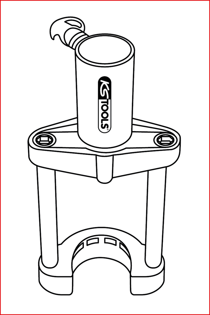 KS Tools Universal-Press-Stativ, 9-tlg