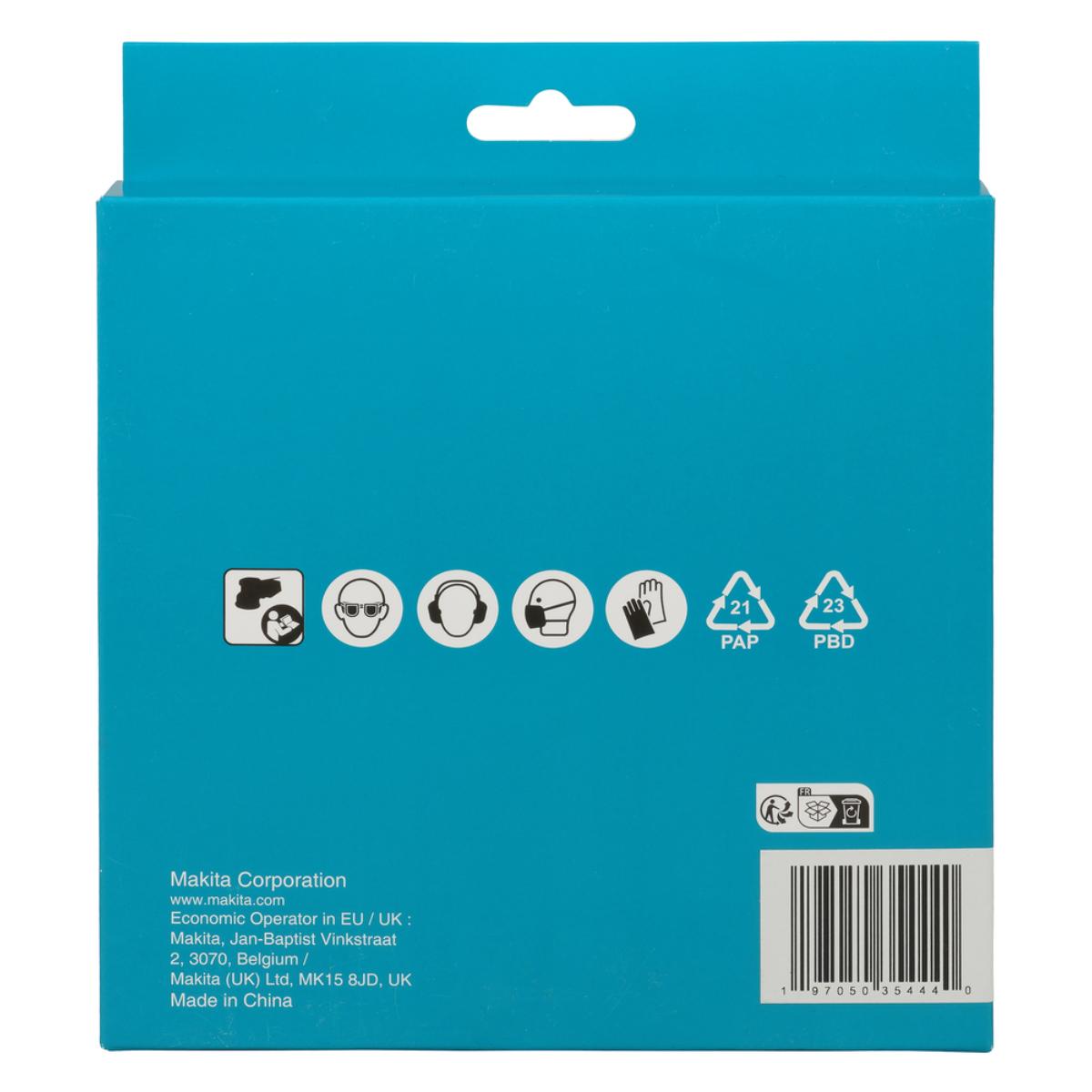 Makita Netzschleifmittel 150 mm, Körnung A240,Klett, Gitter, 10 Stück