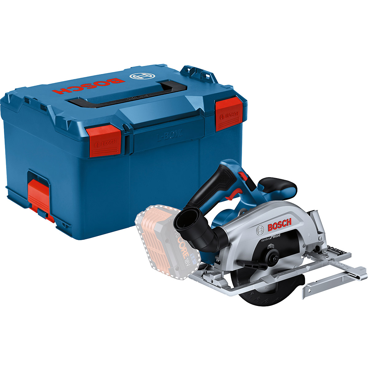 Bosch Akku-Kreissäge GKS 18V-57-2, Solo Version in L-BOXX