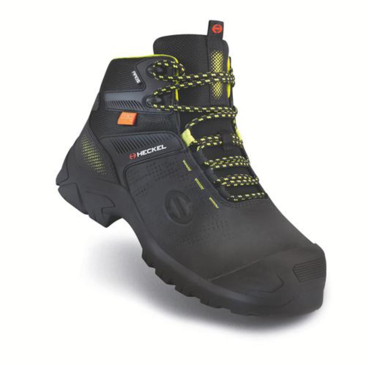 uvex MACCROSSROAD 3.0 Heckel META HIGH Sicherheitsschuh S3 Schnürstiefel,schwarz/gelb