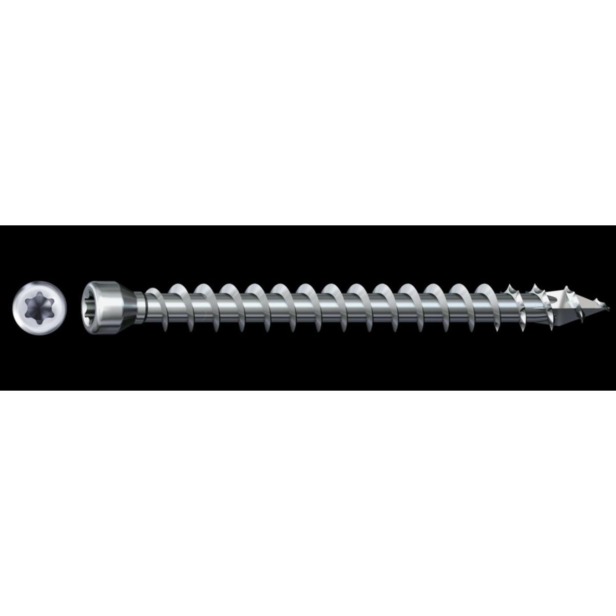 SPAX FÜR AKUSTIKVERKLEIDUNG KLEINER KOPF T-STAR PLUS T8 VGW 4-CUT- SPITZE WIROX, 200 Stück