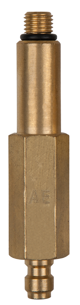 KS Tools Adapterstück (lang) M8x1,0 Außengewinde und 1/4" Schlauchanschluss mit Dichtring