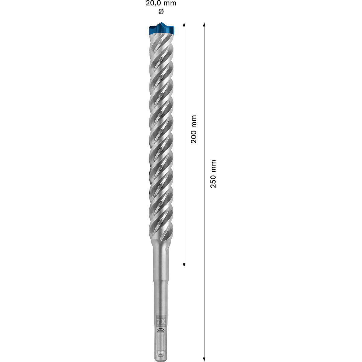 Bosch EXPERT SDS plus-7X Hammerbohrer, für Bohrhämmer ø 20 mm