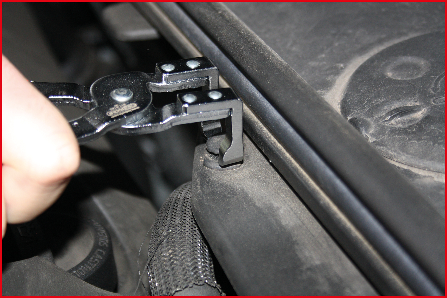 KS Tools Clip-Zange, abgewinkelt