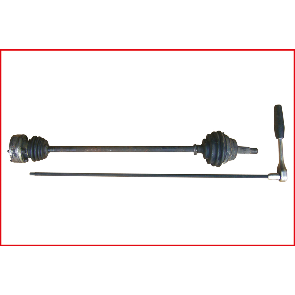 KS Tools 1/2" Antriebswellen-Stecknuss-Satz Vielzahn, 4-tlg
