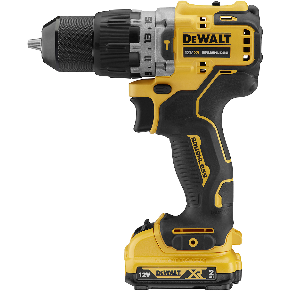 DEWALT 2-Gang-Akku-Schlagbohrschrauber 12V + 2 Akku + Schnellladegerät