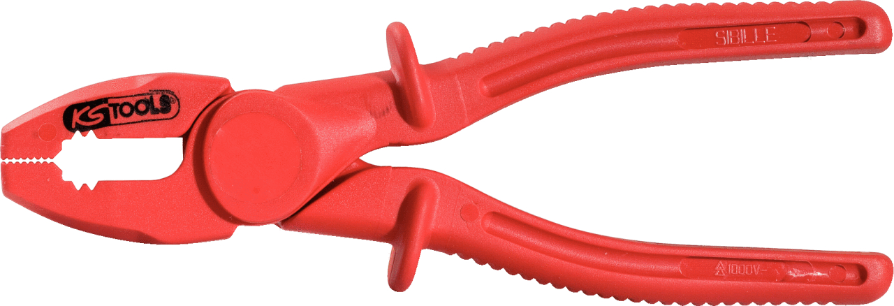 KS Tools Kunststoff-Kombizange mit Schutzisolierung, 200mm
