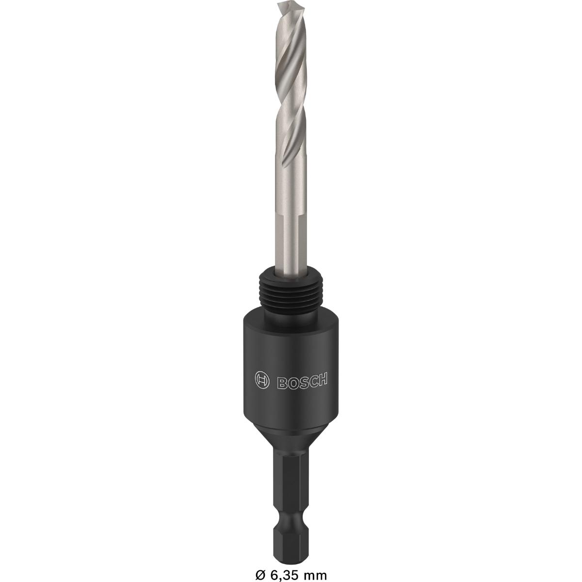 Bosch Aufsteckhalter und Zentrierbohrer für Lochsäge, 14-30 x 44 mm für LS 14-30,HEX,S 6,35