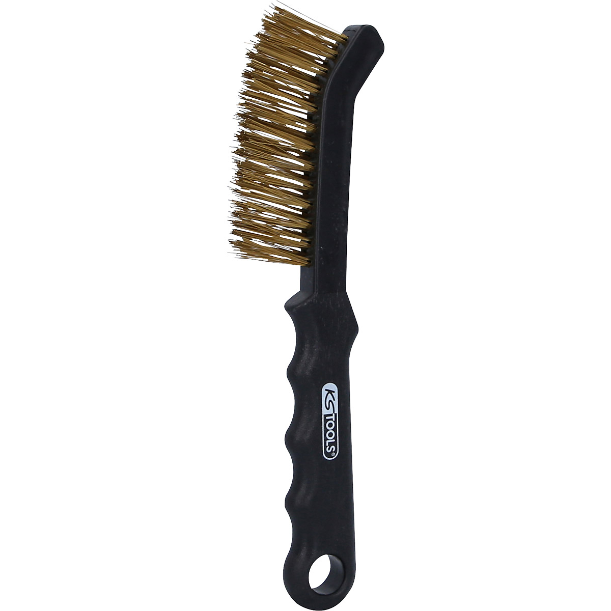KS Tools Messingdraht-Bremssattel-Drahtbürste 2-reihig, glatt