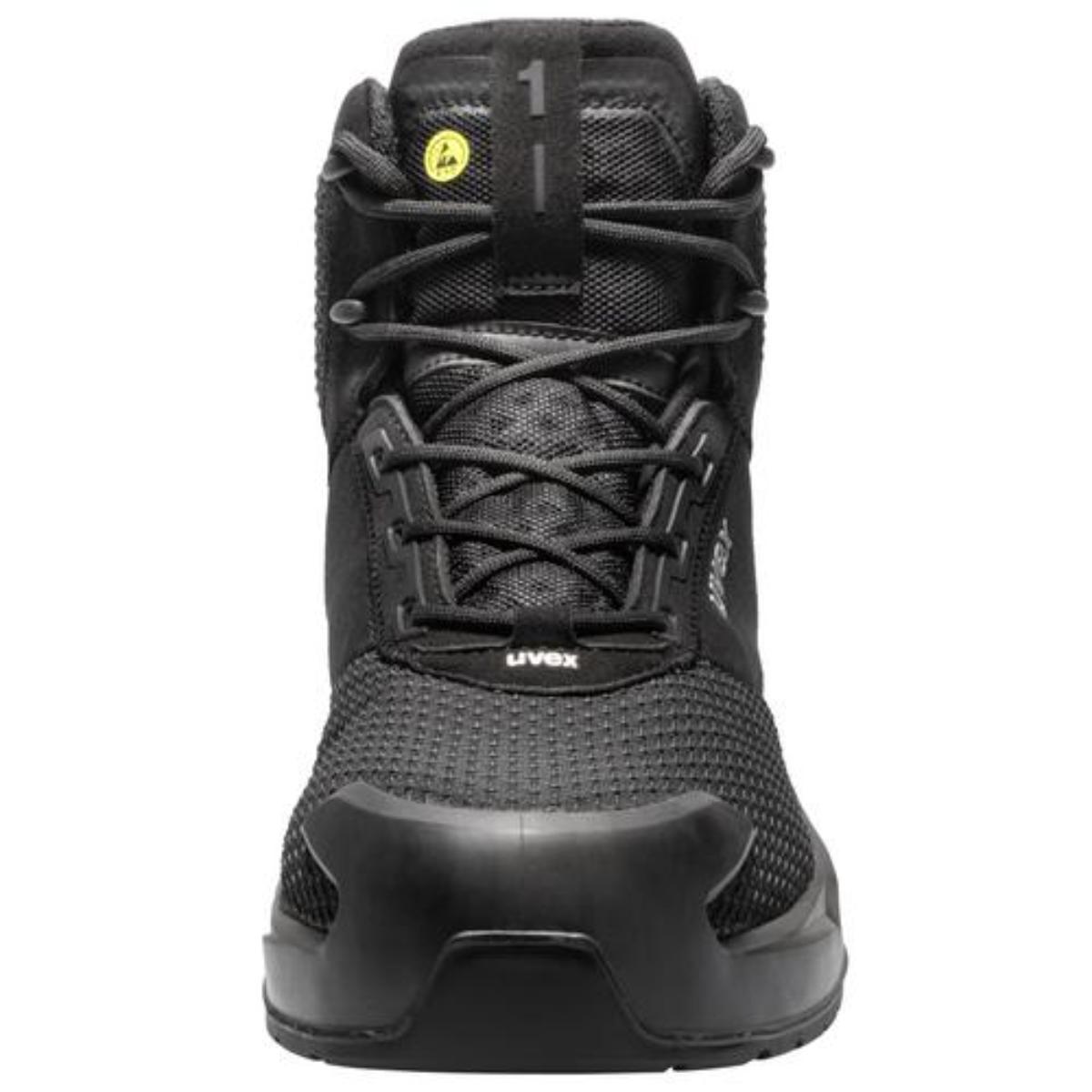 uvex 1 x-craft pro Sicherheitsschuh S1 PL Stiefel, schwarz