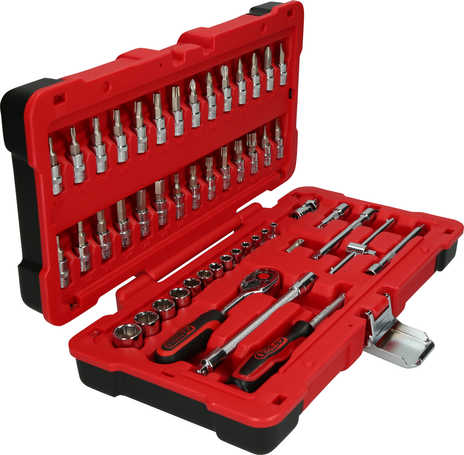 KS Tools 1/4" CHROMEplus Steckschlüssel-Satz, 50-tlg