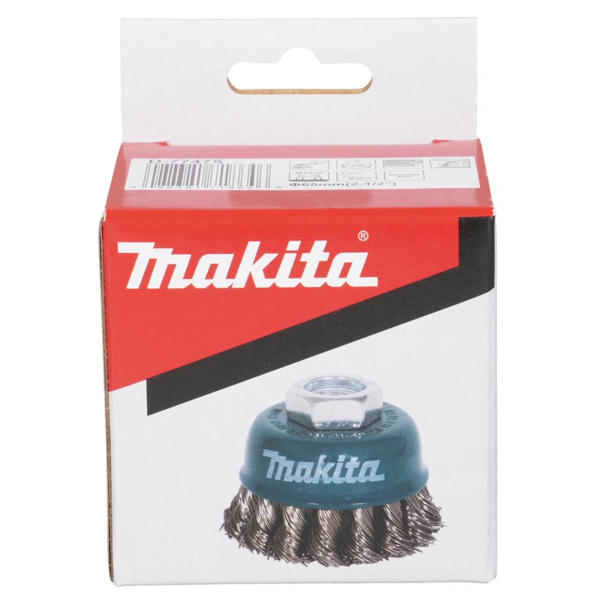 Makita Topfbürste M14 gezopft INOX
