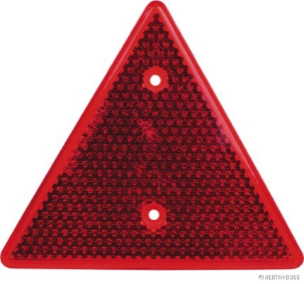 HERTH&BUSS Rückstrahler, 160 mm, 140 mm, rot