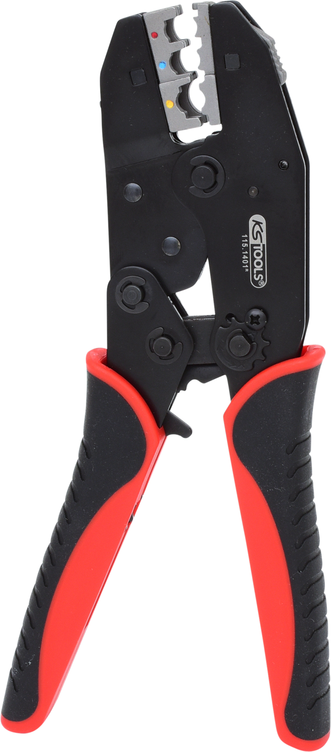 KS Tools Crimpzange für isolierte Kabelschuhe, 220mm
