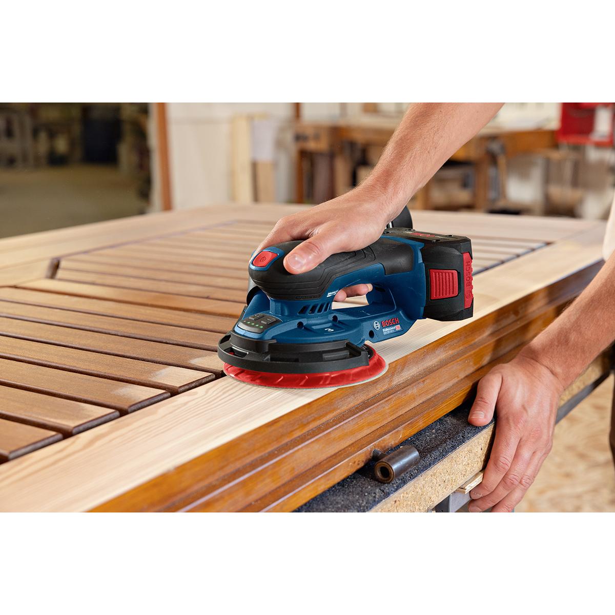 Bosch Akku-Exzenterschleifer GEX 18V-150-3, L-BOXX 162