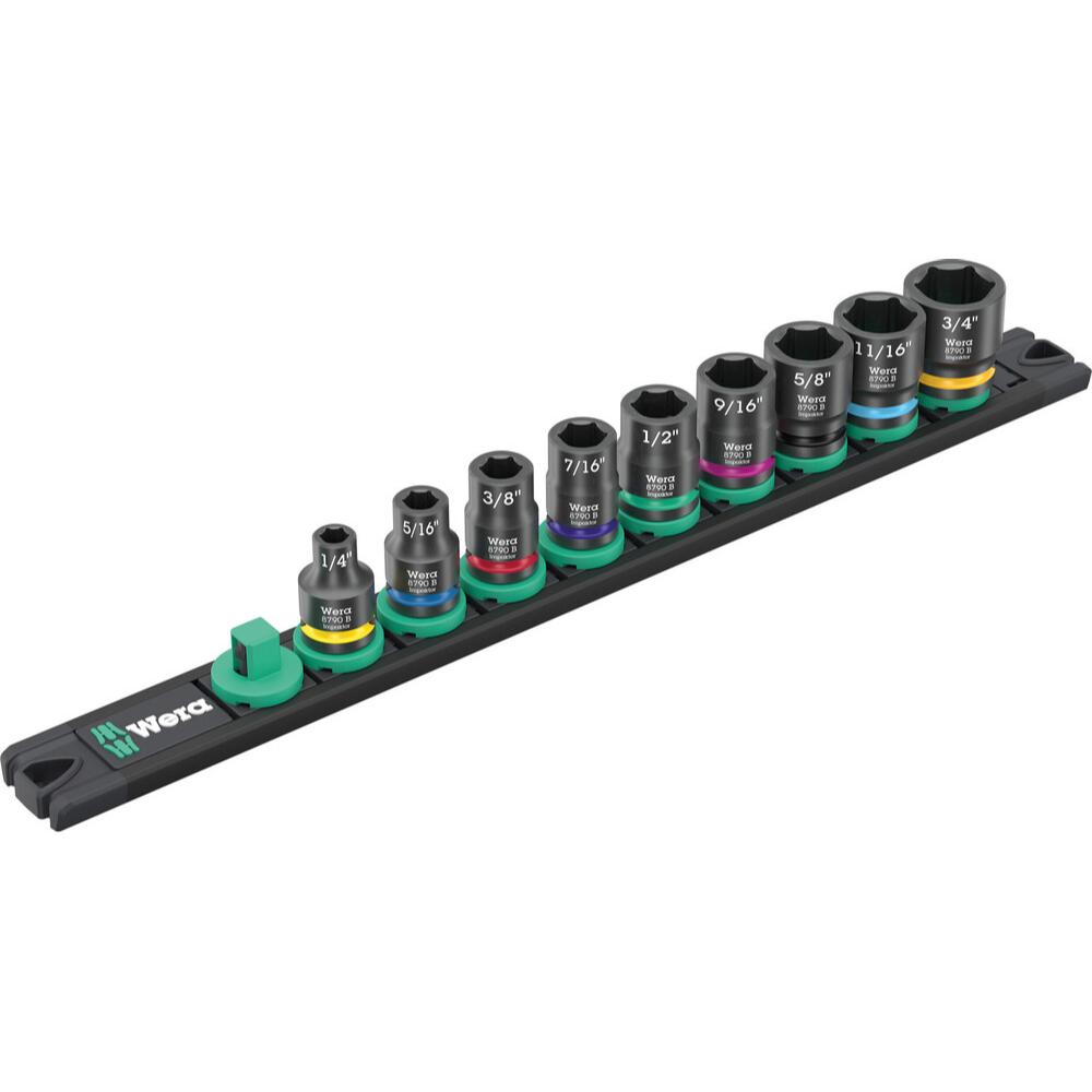 Wera 9608 Nuss-Magnetleiste B Impaktor Imperial 1