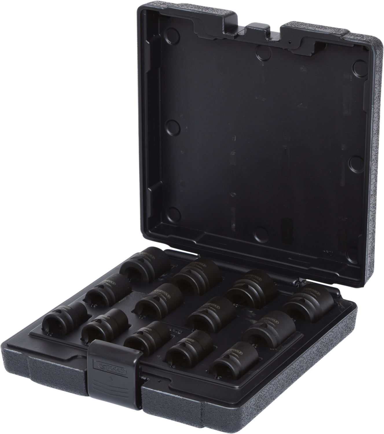 KS Tools 1/2" 12-kant-Kraft-Stecknuss-Satz, kurz, 13-tlg