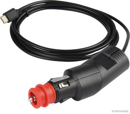 HERTH&BUSS Ladekabel, Zigarettenanzünder, 12 - 24 V, USB-C