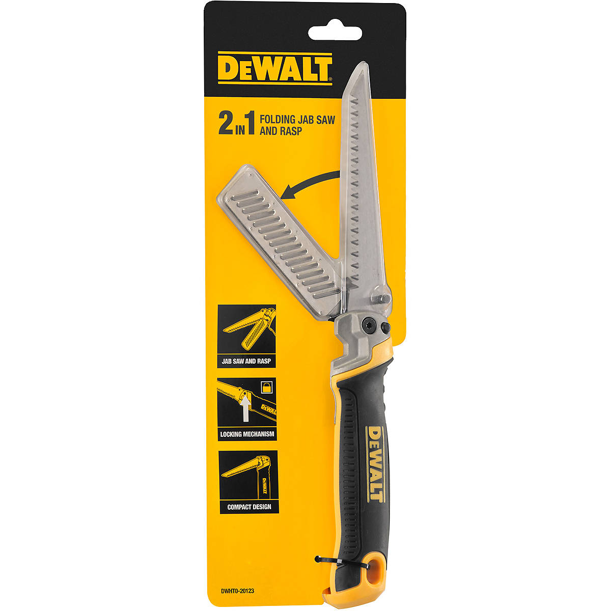 DEWALT Klapp-Stichsäge mit Raspel