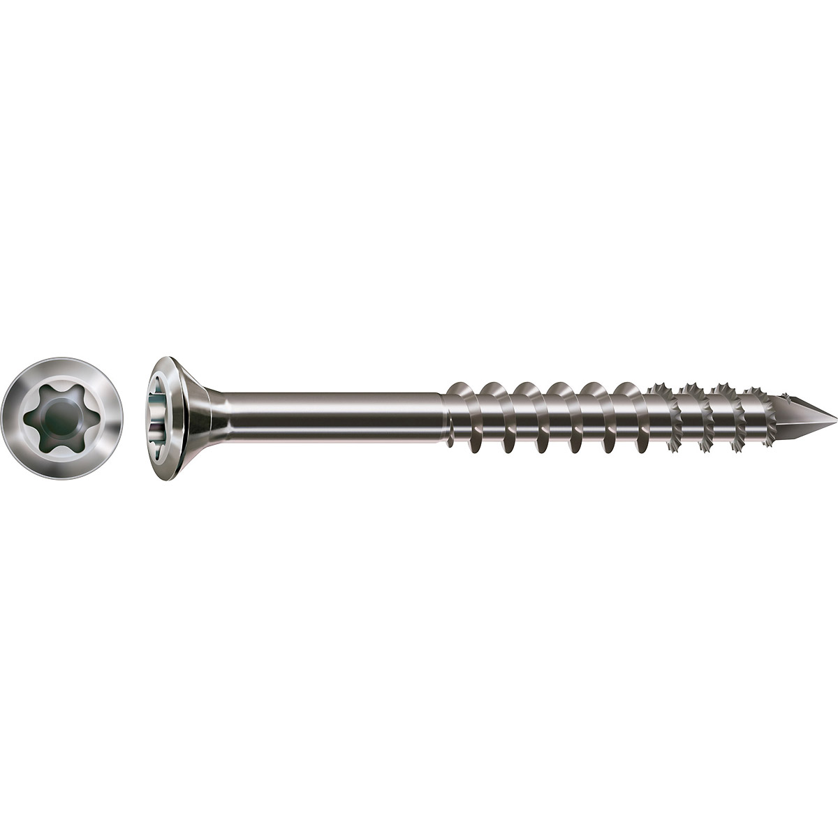 SPAX-S A2 Linsensenkkopf kleiner Kopf T-Star Plus T15 Teilgewinde Cut, 100 Stück