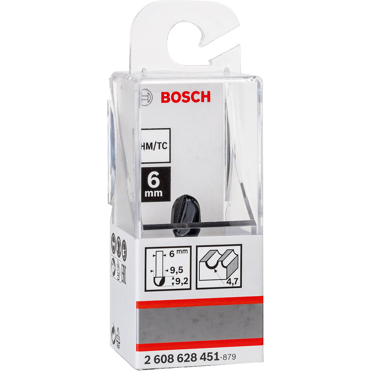 Bosch PRO Hohlkehlenfräser, Standard for Wood zöllig