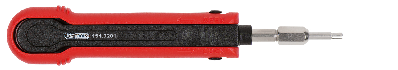 KS TOOLS Entriegelungswerkzeug für Rundstecker-Rundsteckhülsen