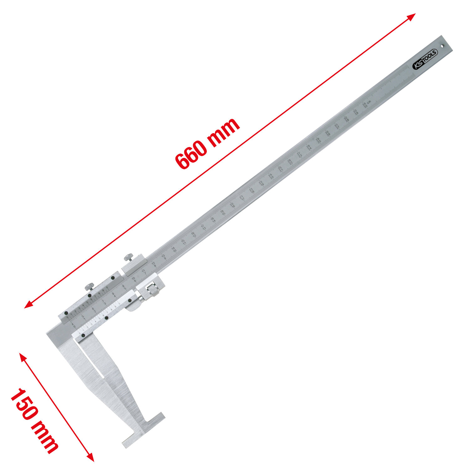 KS Tools LKW Bremstrommeln Messschieber 0-500mm, 660mm