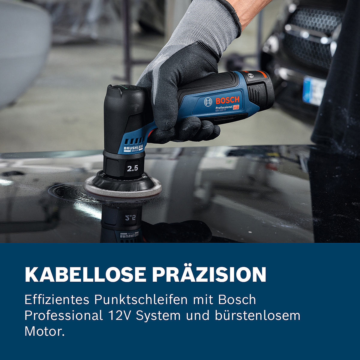 Bosch Akku-Exzenterschleifer GEX 12V-77