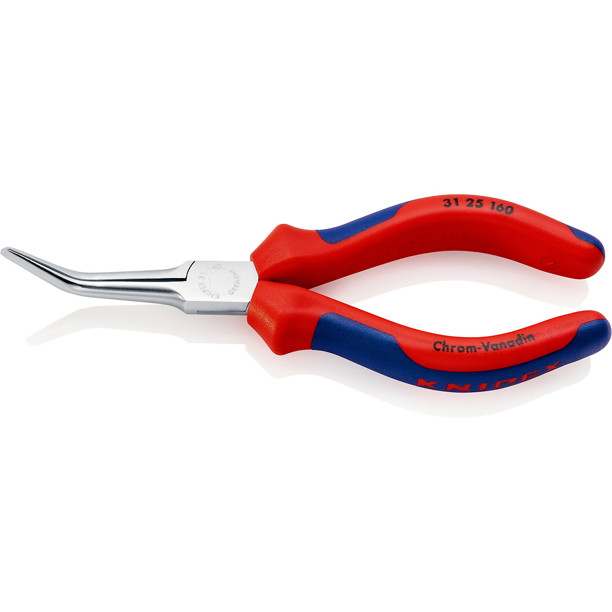 KNIPEX Greifzange (Nadelzange) angewinkelt