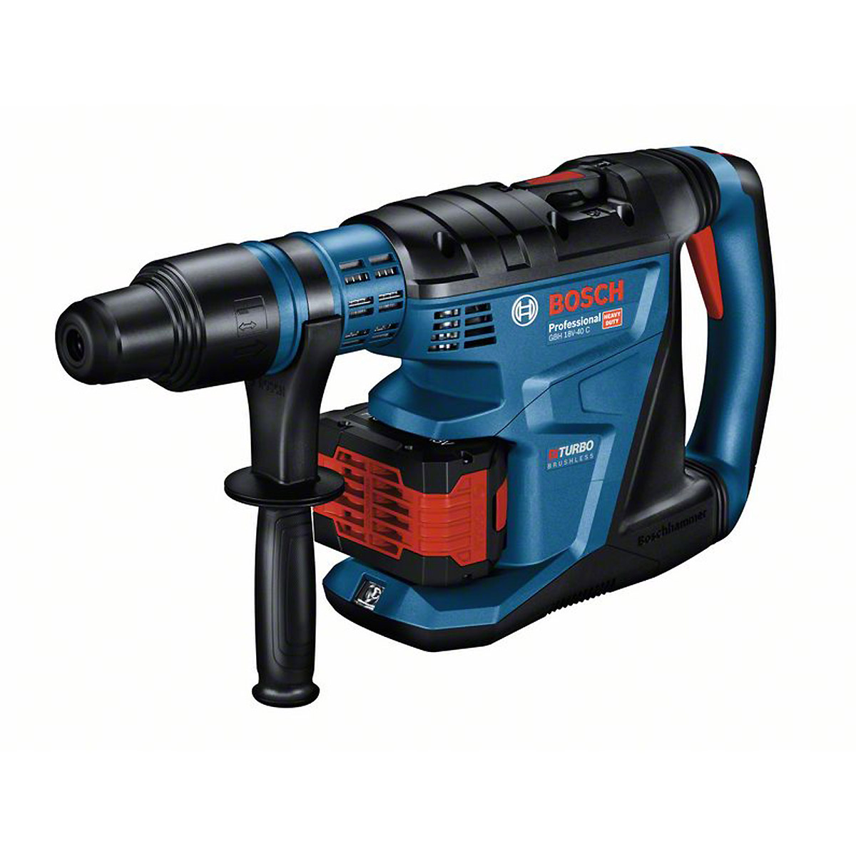Bosch Akku-Bohrhammer BITURBO mit SDS max GBH 18V-40 C, mit XL-BOXX mit Zubehör-Set