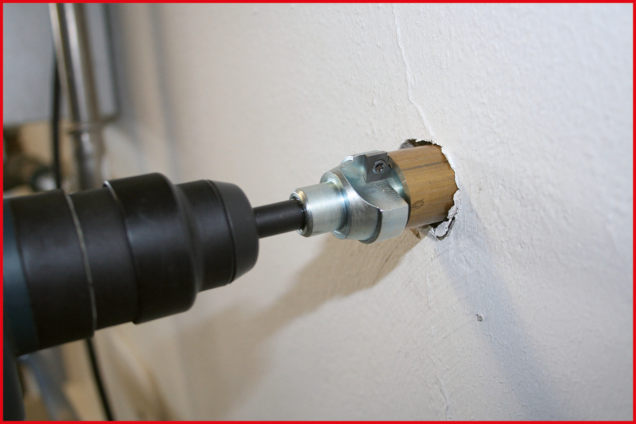 KS Tools 1/2" Hahnverlängerungsfräser, 1/4"-6-kant-Aufnahme