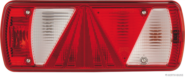 HERTH&BUSS Lichtscheibe, Heckleuchte, rechts, Dreieckrückstrahler