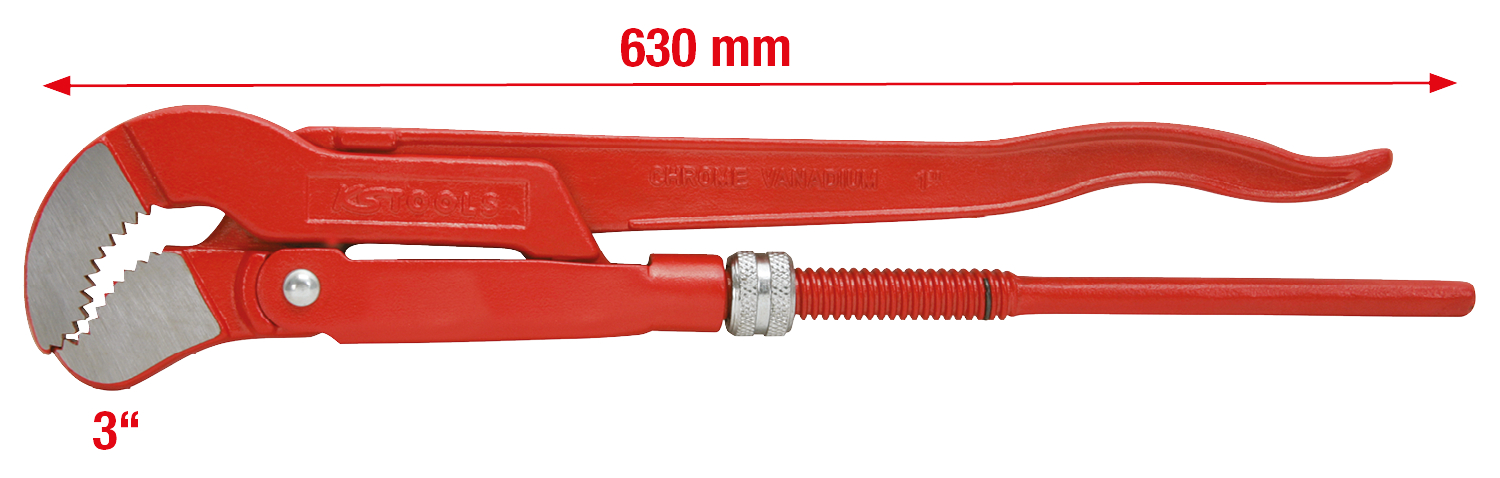KS Tools 45° gewinkelte Eckrohrzange