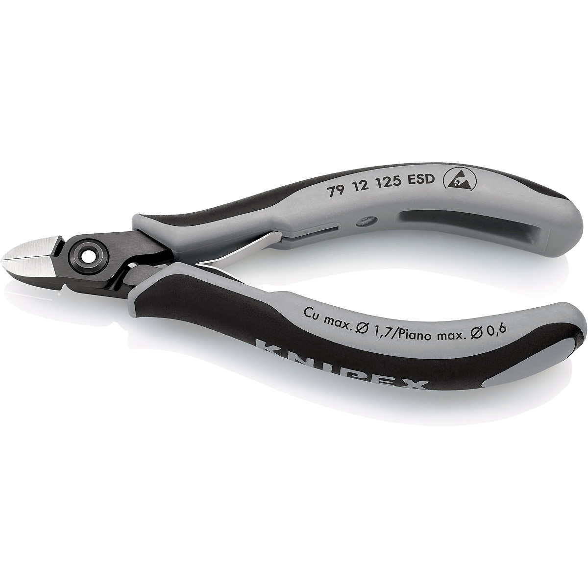 KNIPEX Präzisions-Elektronik-Seitenschneider ESD mit sehr kleiner Facette
