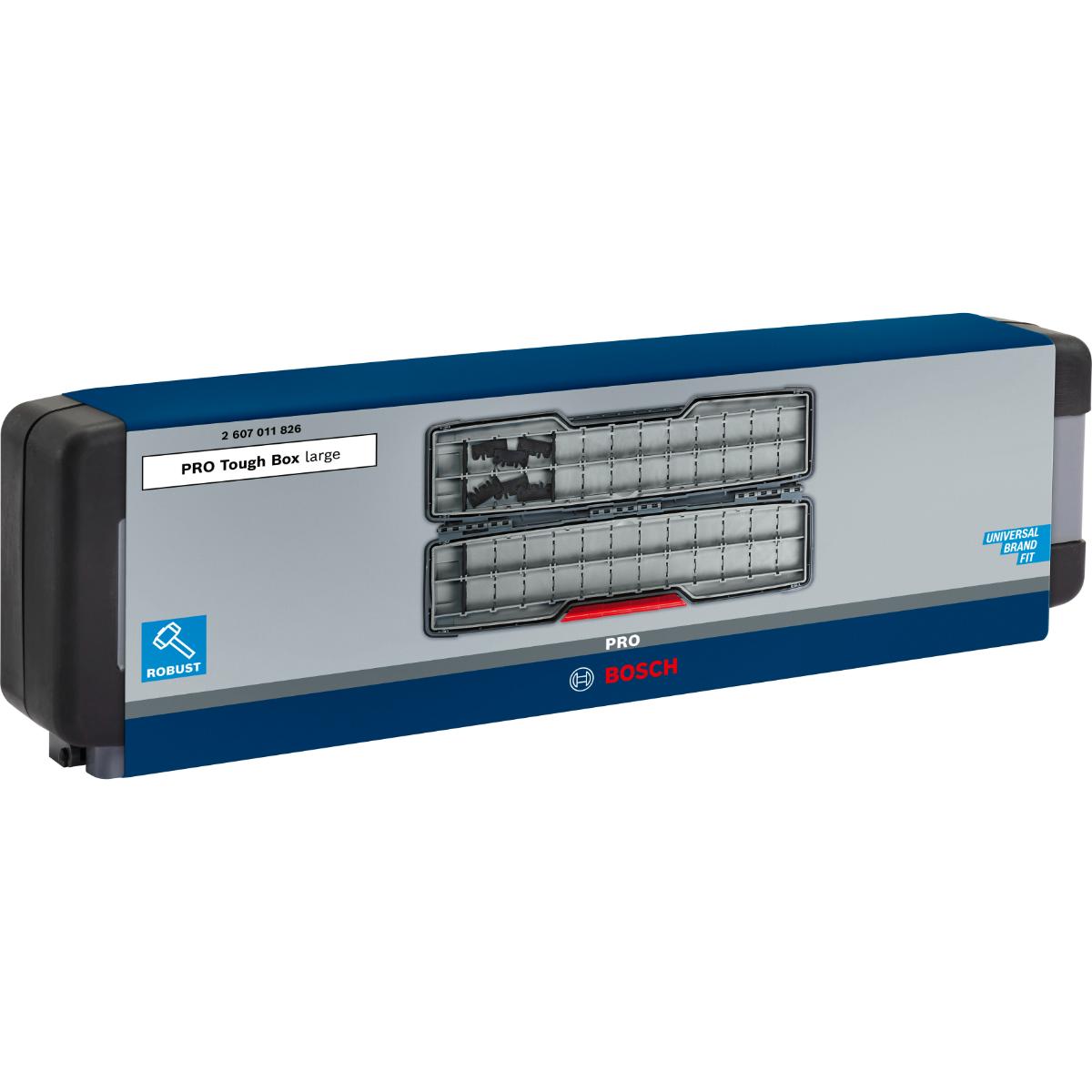 Bosch PRO Tough Box Large für Zubehör,50 x 120 x 355 mm