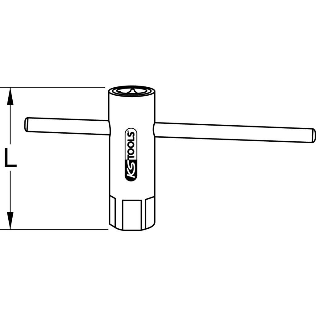 KS Tools Knebel für Verlängerung, 200mm