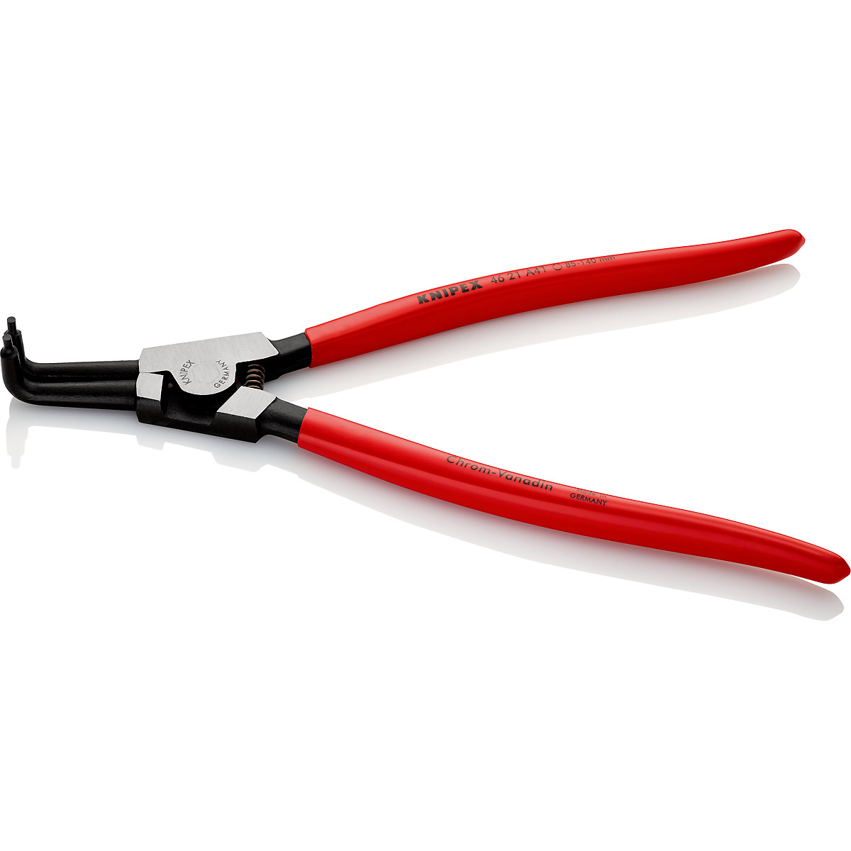 KNIPEX Sicherungsringzange atramentiert angewinkelt