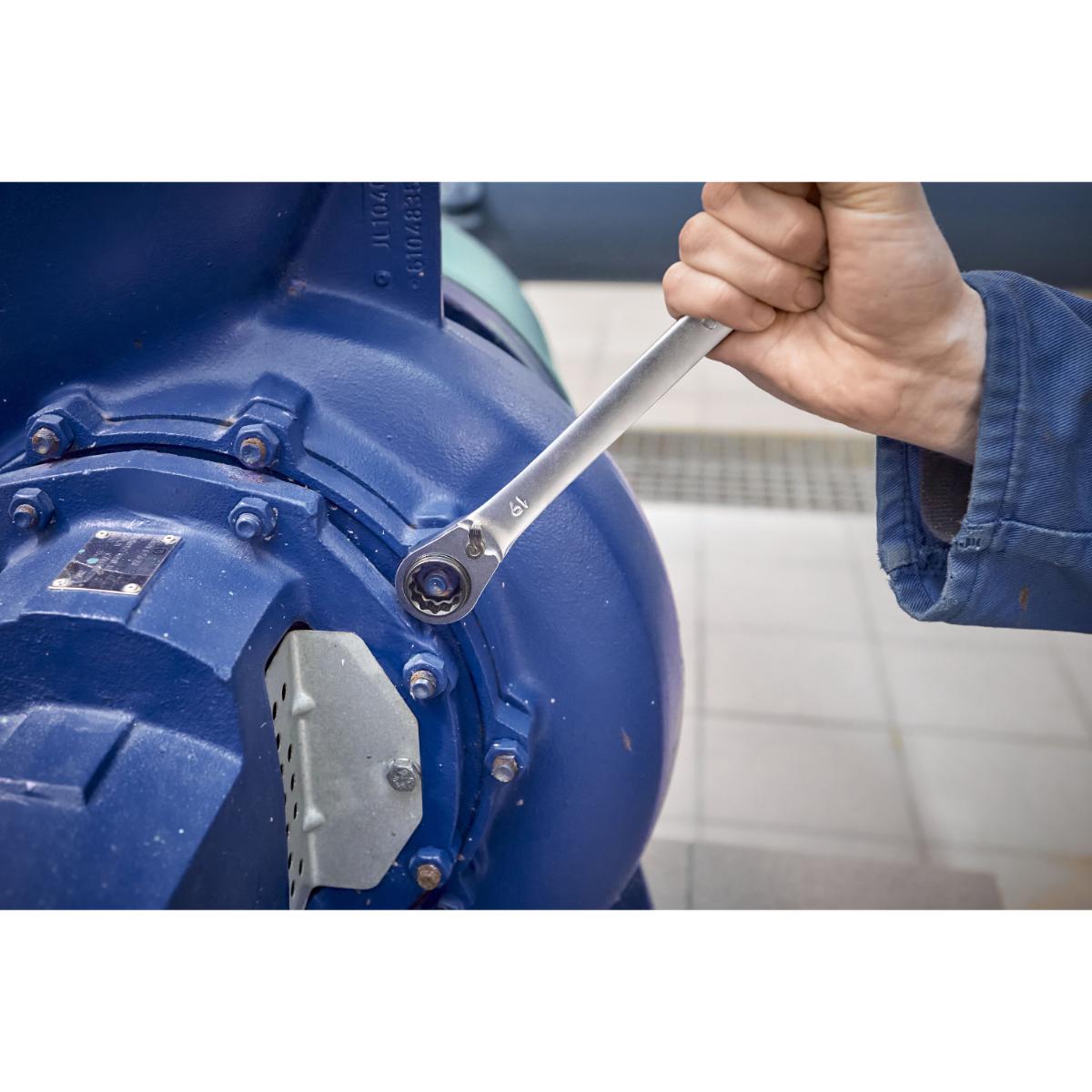 Wiha Doppelring-Ratschenschlüssel 4in1 umschaltbar