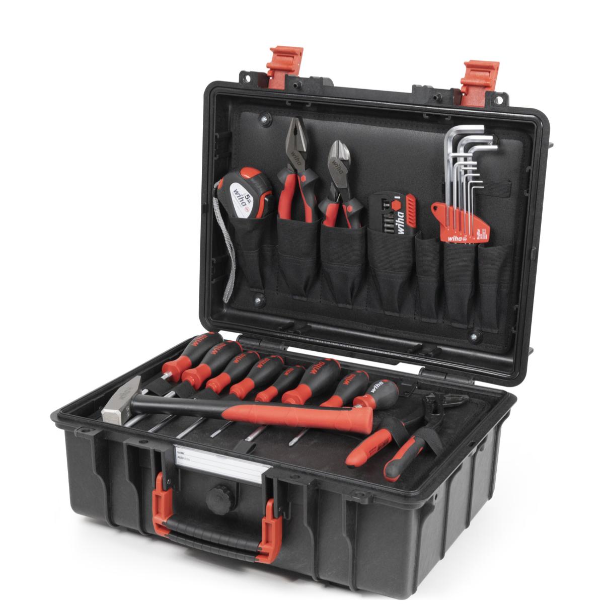 Wiha Werkzeugkoffer Basic Set L mechanic 36-teilges Set