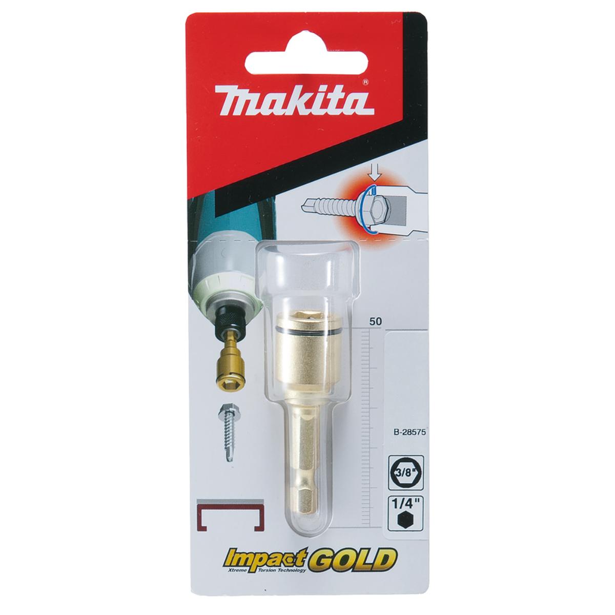 Makita Steckschlüssel Steckschlüssel 1/4 Zoll 3/8 Zoll - B-28575