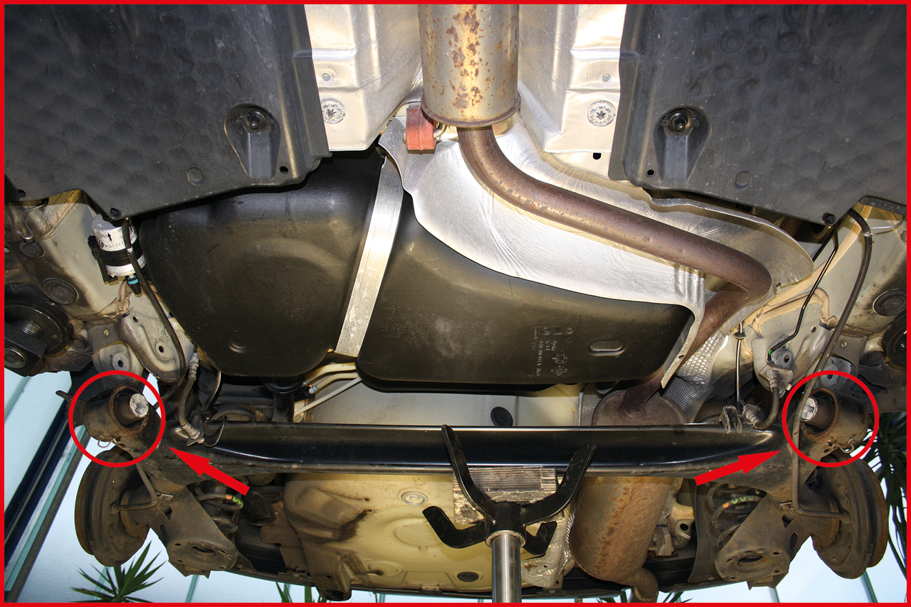 KS Tools Hinterachsbuchsen-Satz für Volkswagen - Audi - Seat - Skoda, 4-tlg