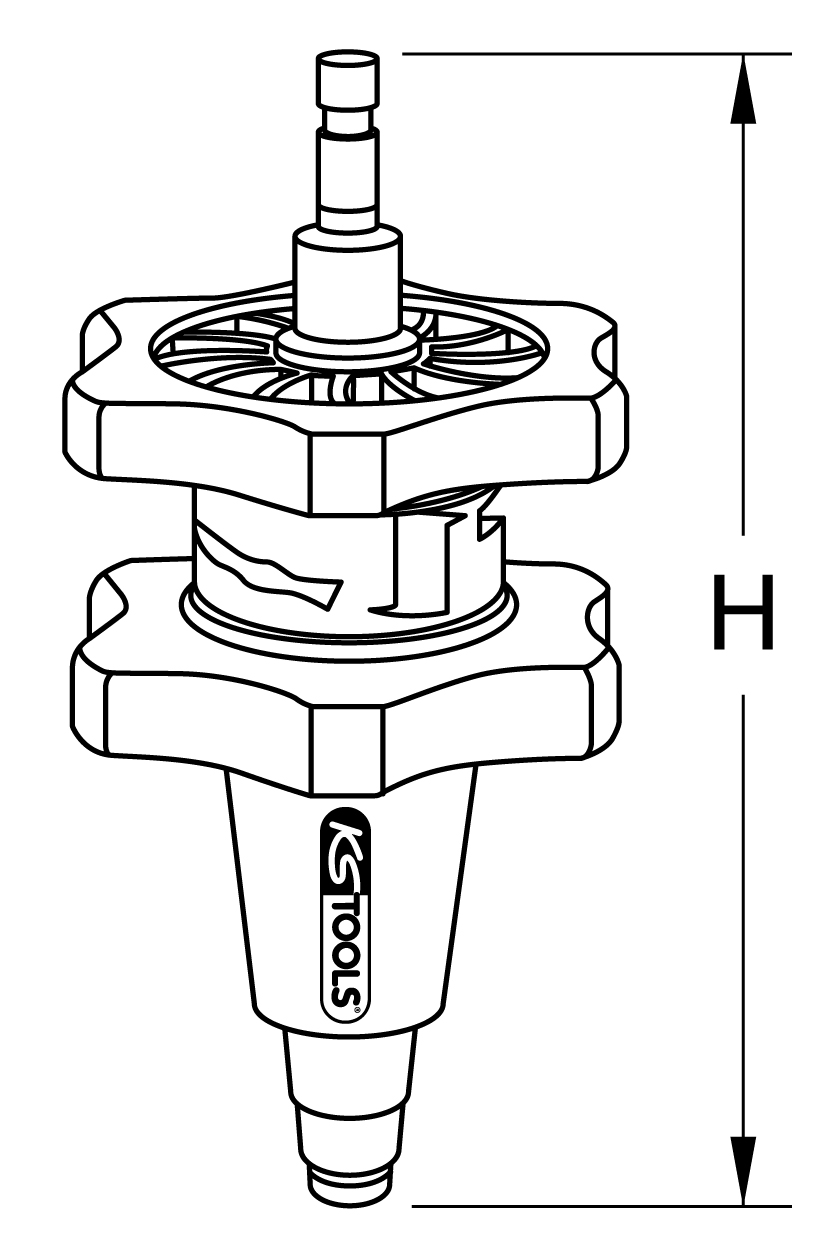 KS Tools Kühlsystemadapter