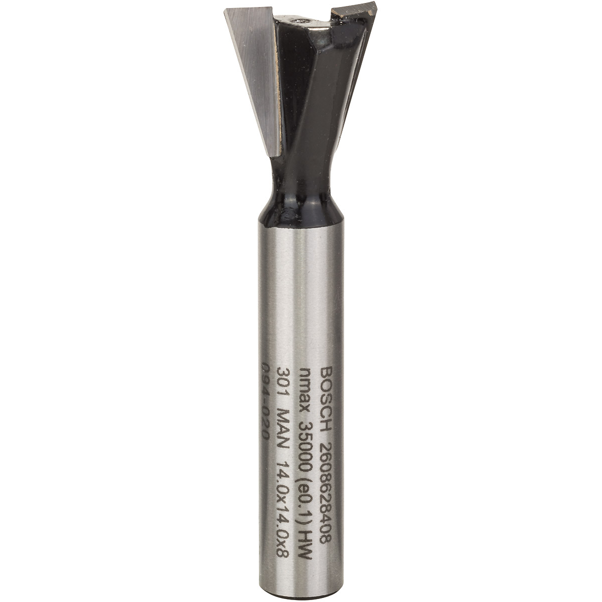 Bosch PRO Zinkenfräser, 8 mm, D1 14 mm, L 14 mm, G 55 mm, 15°