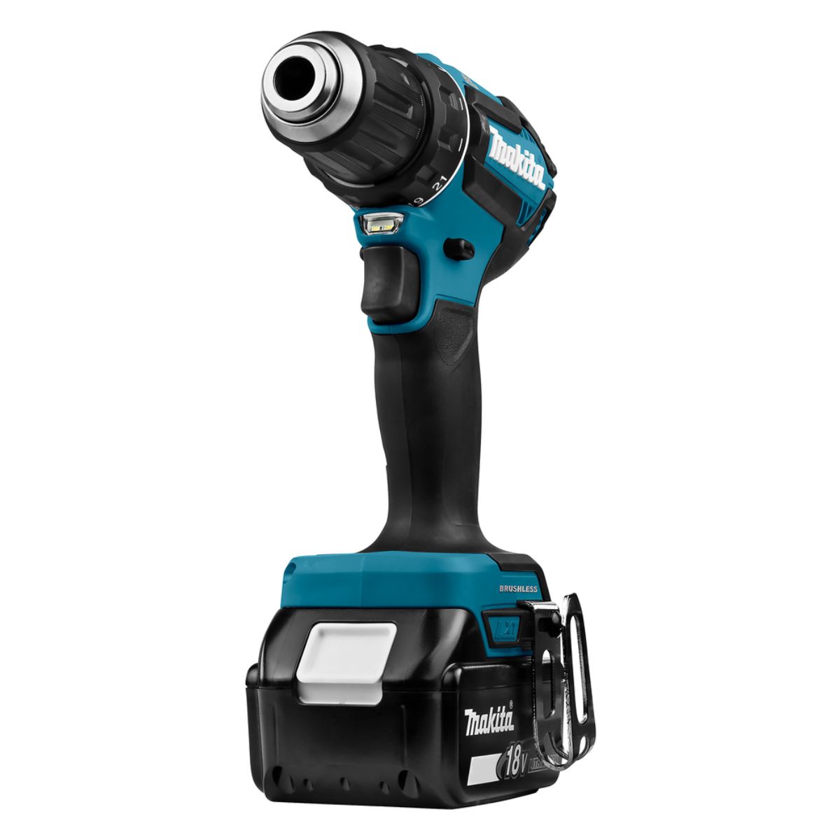 Makita Akku-Bohrschrauber LXT 18V / 3,0 Ah, 2 Akkus + Ladegerät im MAKPAC - DDF485RFJ