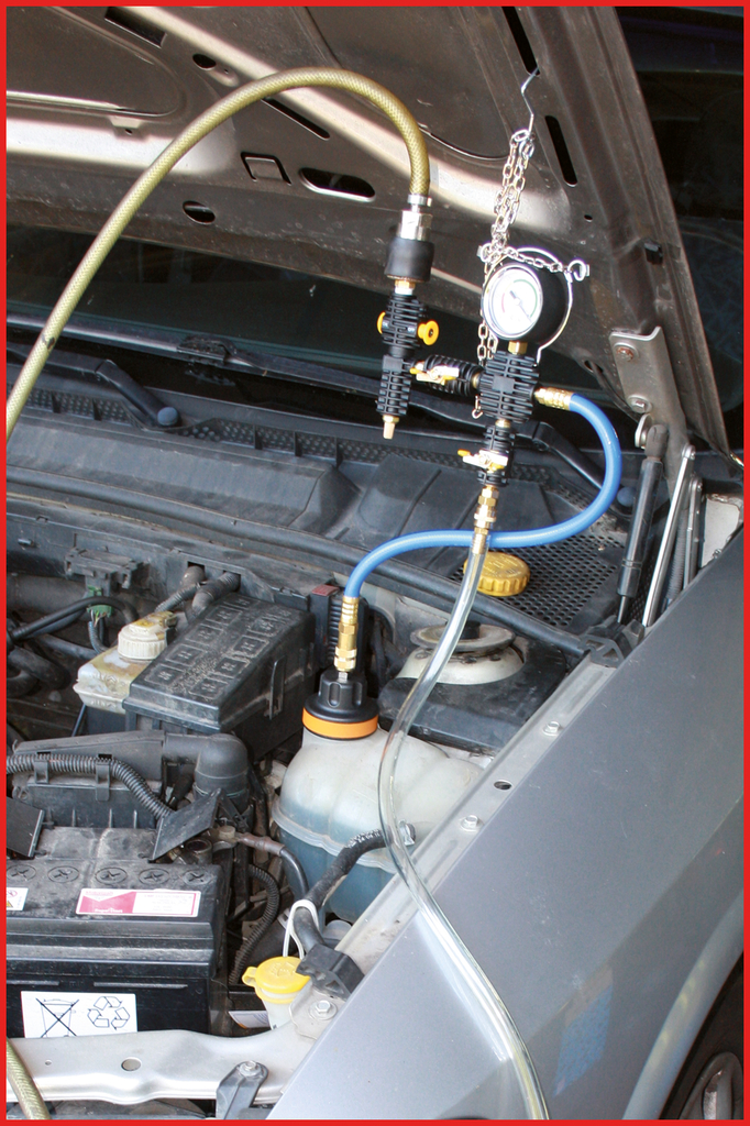 KS Tools MASTER Kühlsystem-Diagnose-Service-Satz, 25-tlg