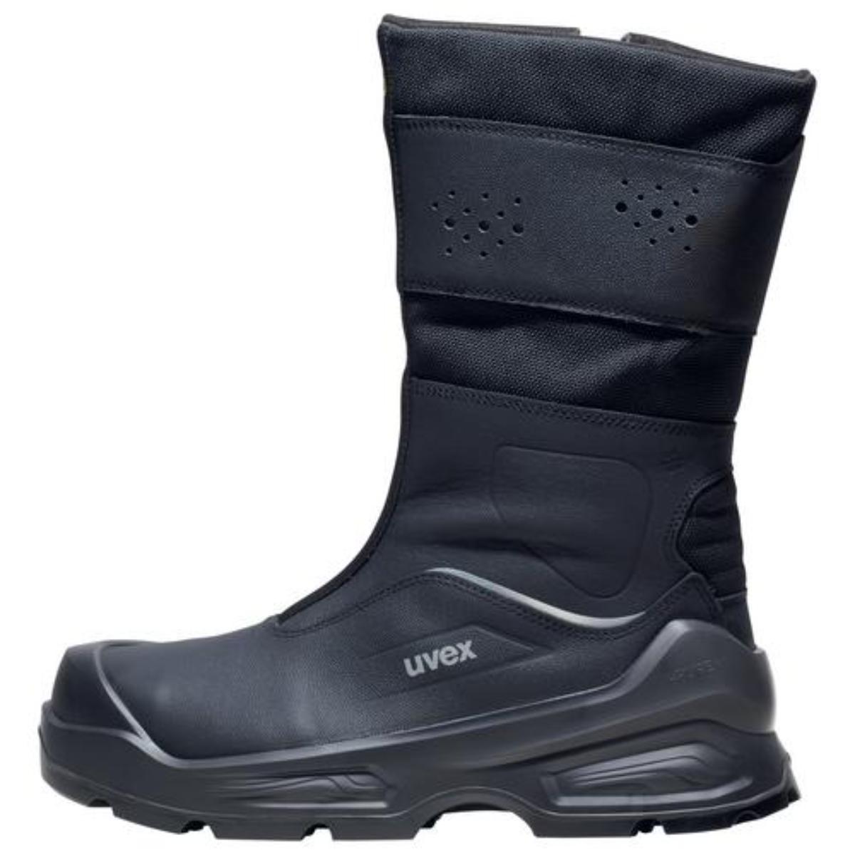 uvex 3 Sicherheitsschuh Reißverschlussstiefel S3L, schwarz