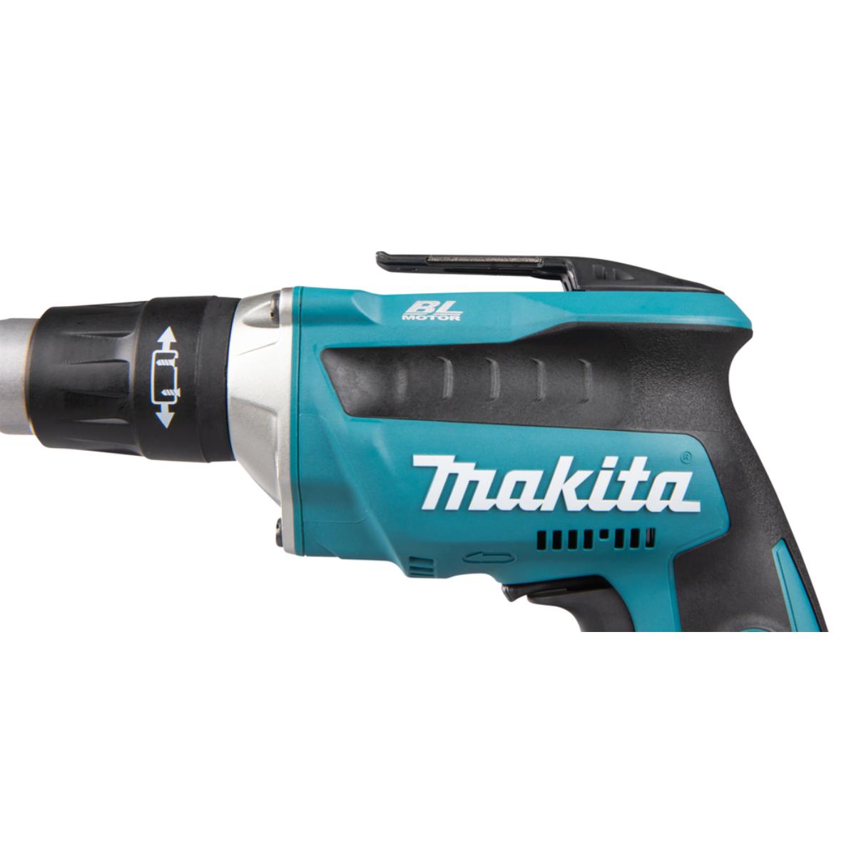 Makita Akku-Schnellbauschrauber LXT 18V mit Magazinvorsatz - DFS452TJX2